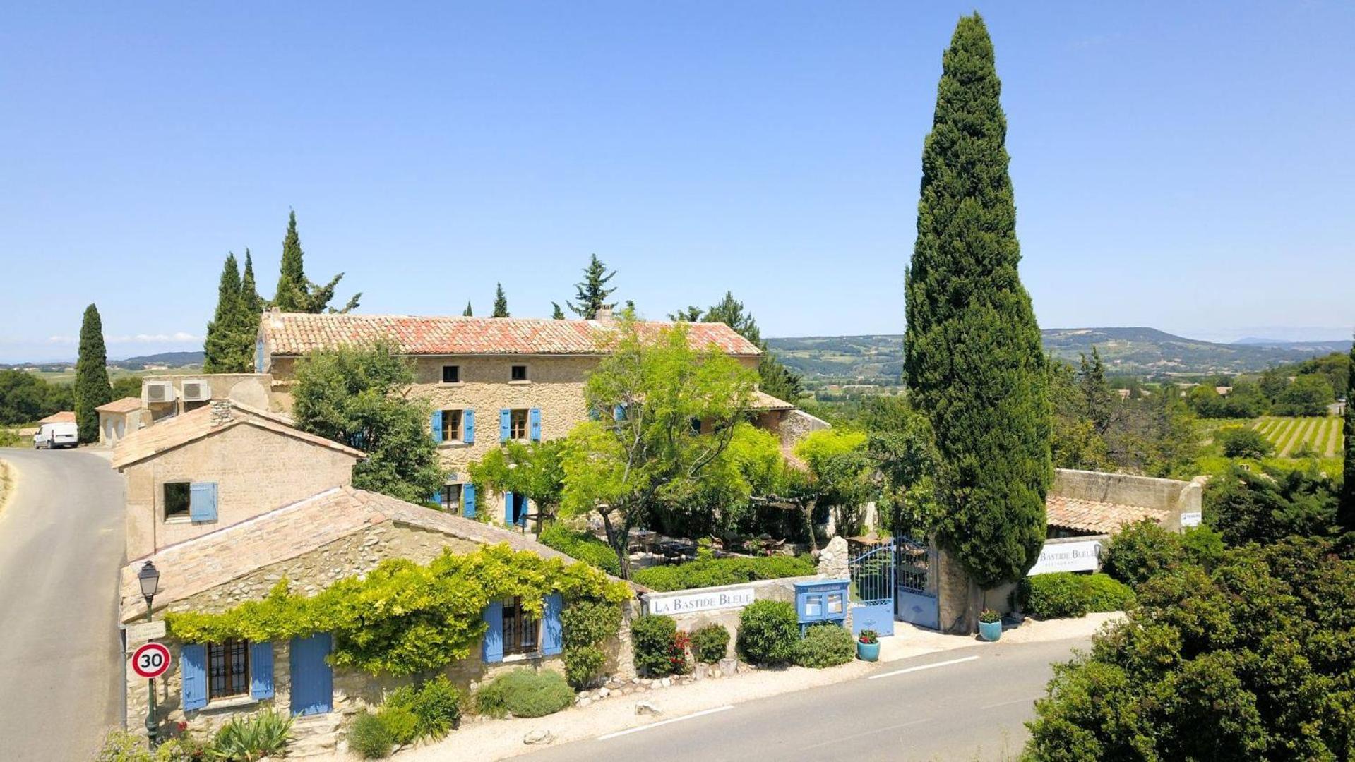 La Bastide Bleue Séguret Exterior foto
