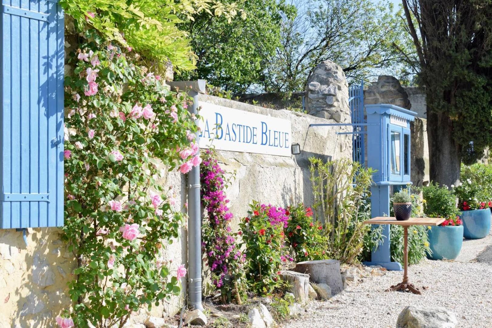 La Bastide Bleue Séguret Exterior foto